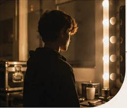 Samuel en coulisses.